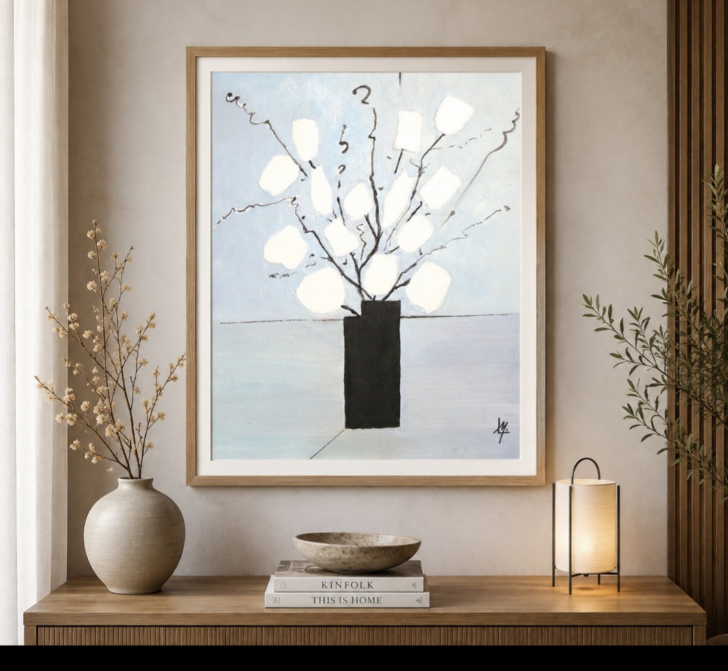 tx 50x61 fleurs banches mise en situation décor
